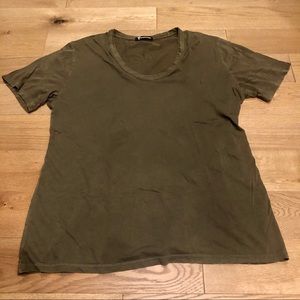 Alexander Wang Scoop Neck SS Tee